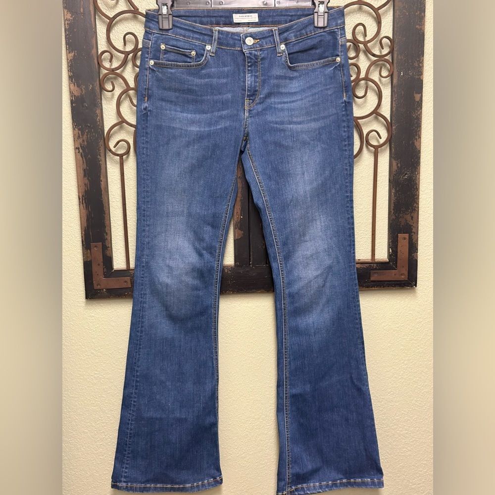 Zara flare blue jean